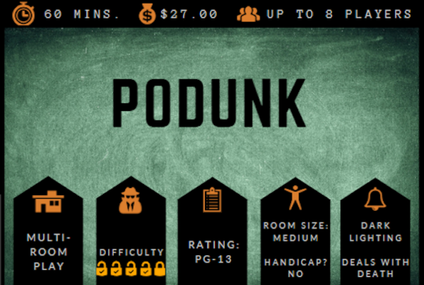 Podunk (Escape the Pike) Escape Room