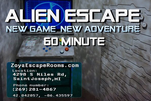 Alien Escape (Zoya Escape Rooms) Escape Room