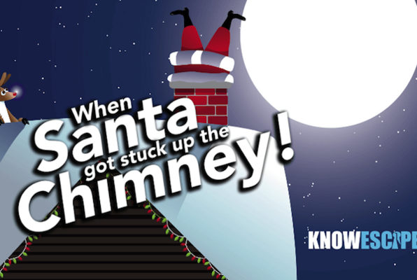 When Santa Got Stuck Up The Chimney!