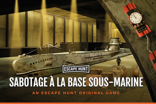 Sabotage à la Base Sous-Marine (Escape Hunt La Rochelle) Escape Room