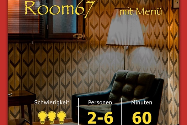 Room 67 mit Menü