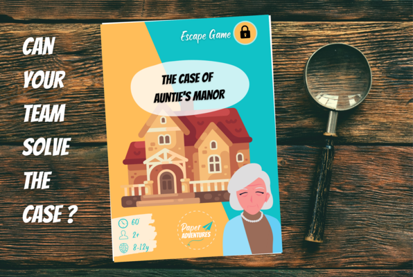 The Case of Auntie's Manor (Paper Adventures) Escape Room