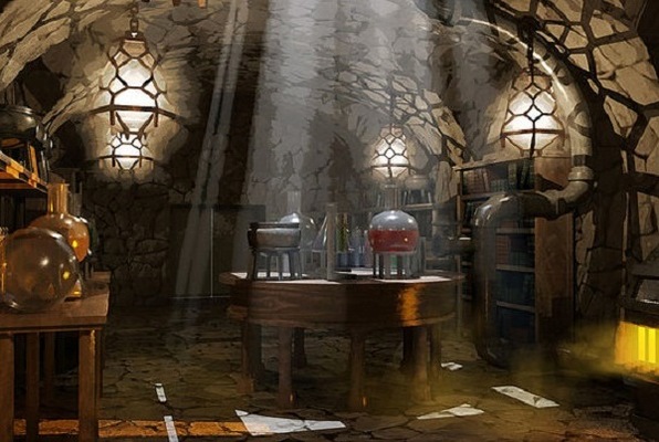 Description : Le Laboratoire d'Esculape Alchemy-and-wizardry-the-13th-room